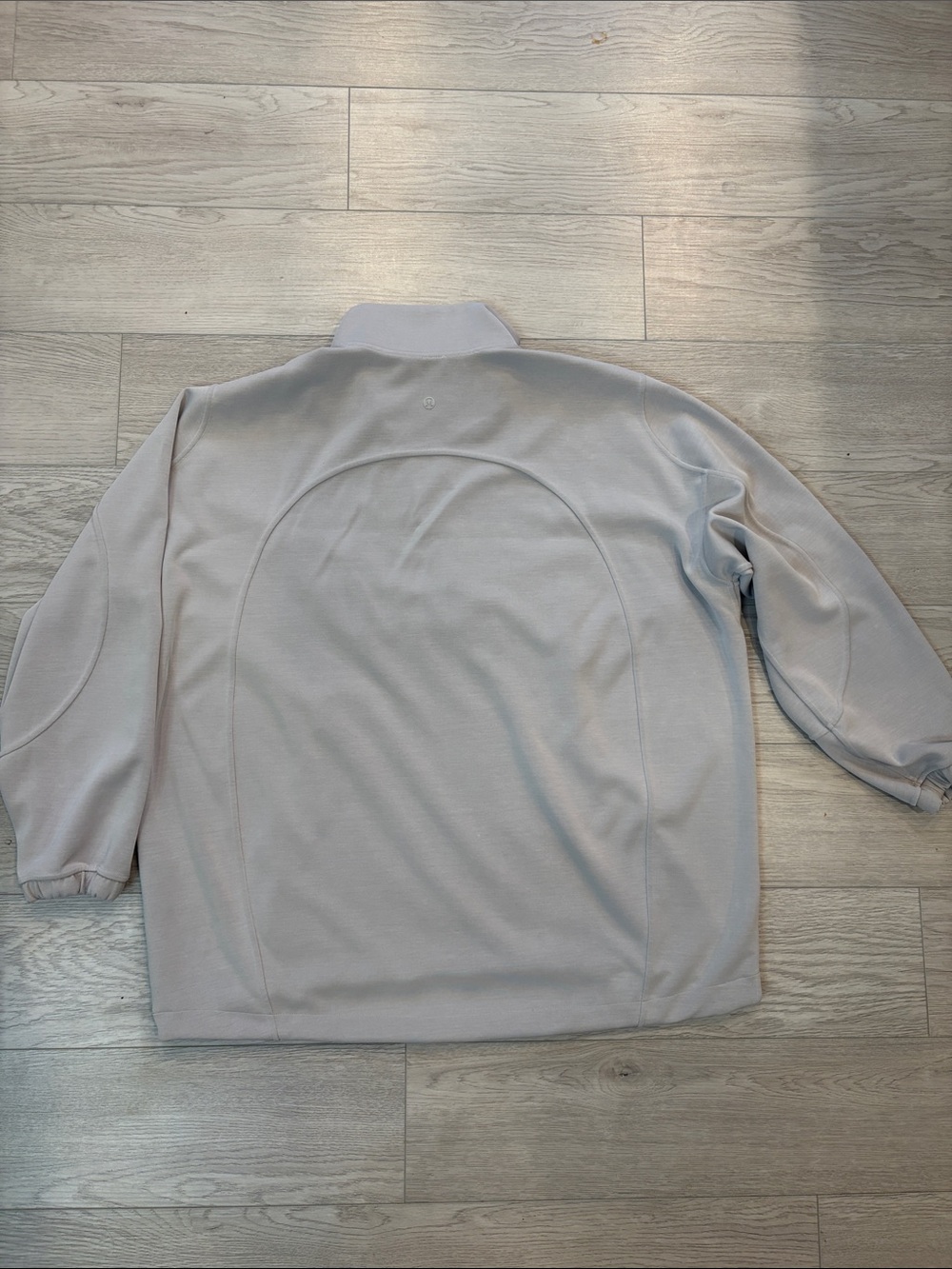 lululemon athletica Light Gray Relaxed Zip-Front Shirt Jacket soft stream